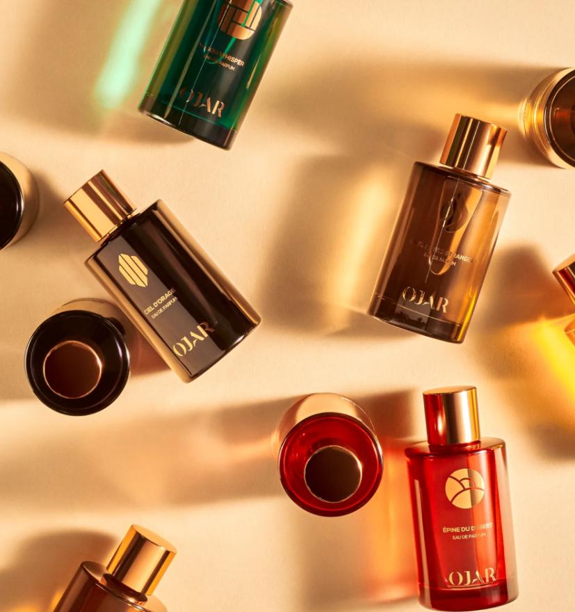 OJAR fragrance collection showcase