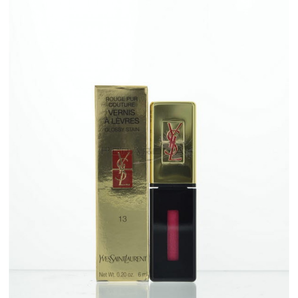 Rouge Pur Couture Vernis A Levres Glossy Stain Rose Tempura # 13  by Yves Saint Laurent