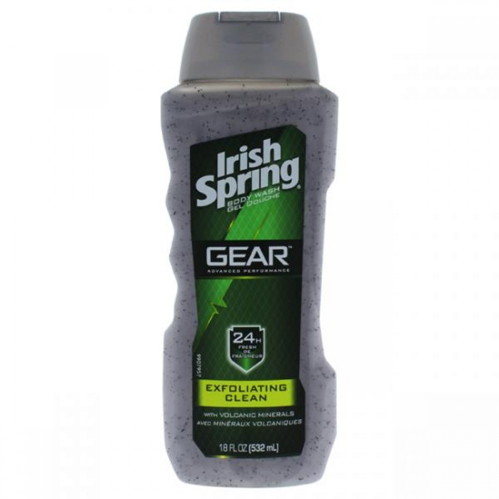 Irish Spring Gear Exfoliating Clean Body Wash..