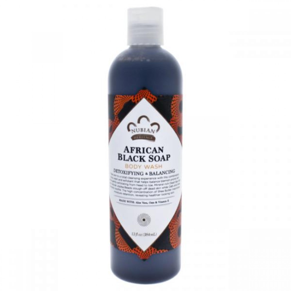 Nubian Heritage African Black Soap Body Wash Unisex