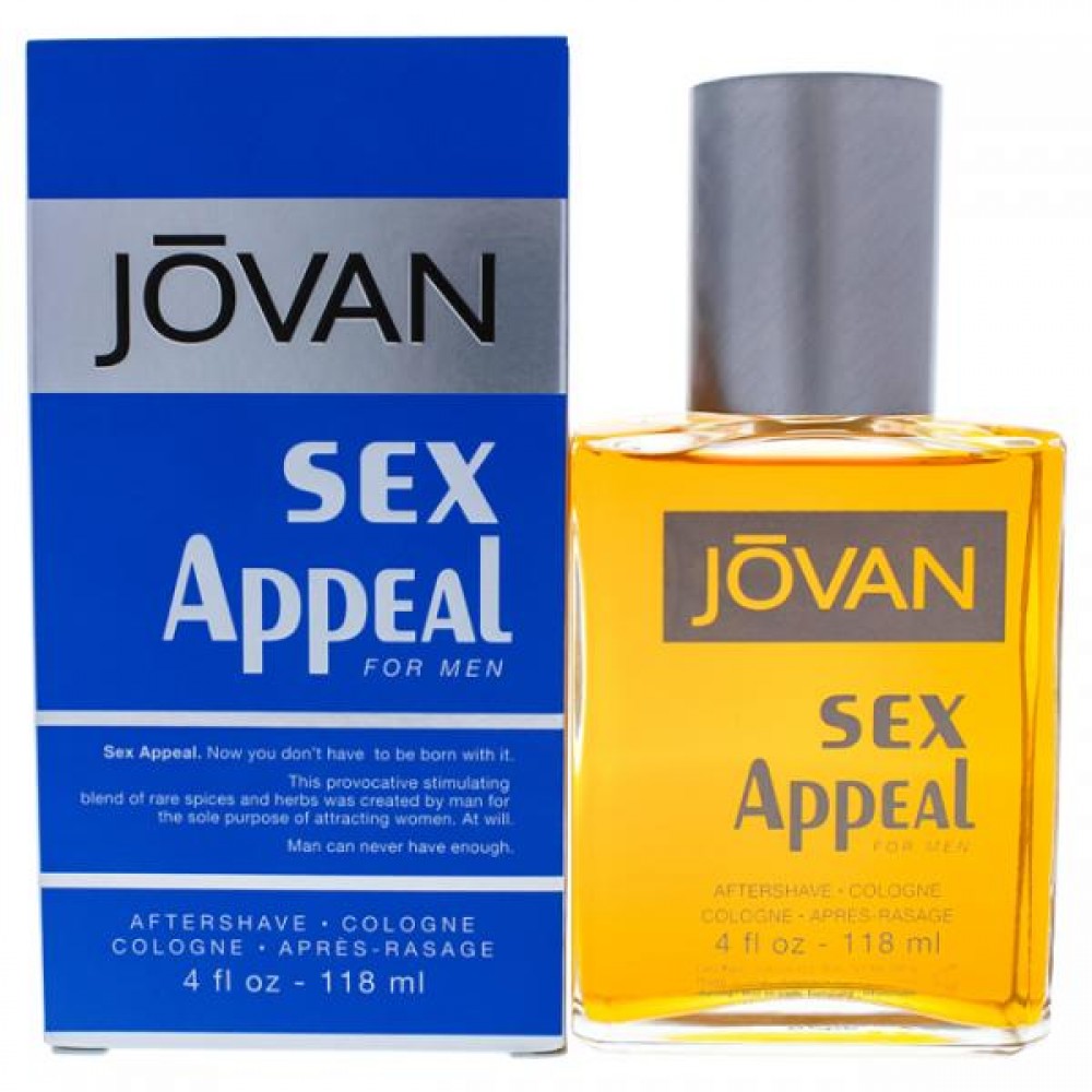Jovan Sex Appeal By Coty For Men After Shave Cologne Splash
