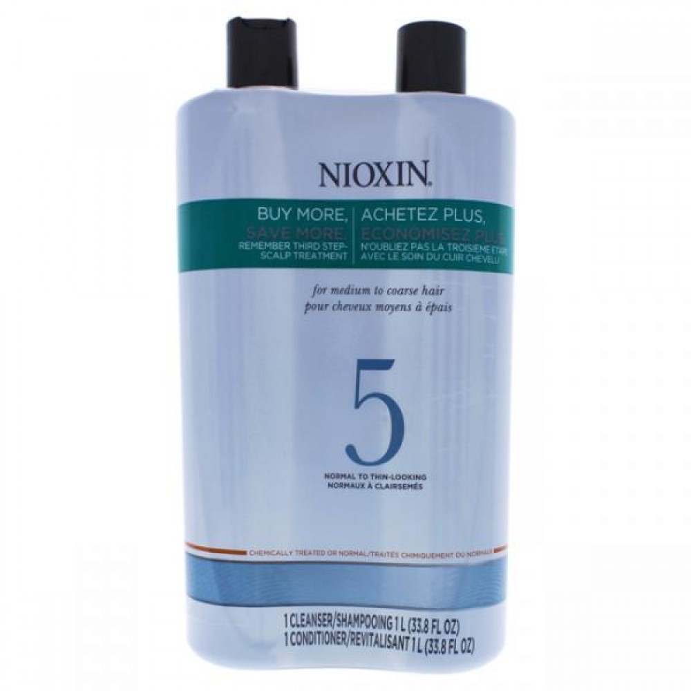 Nioxin System 5 Cleanser Scalp Therapy Cond. & Shampoo Duo