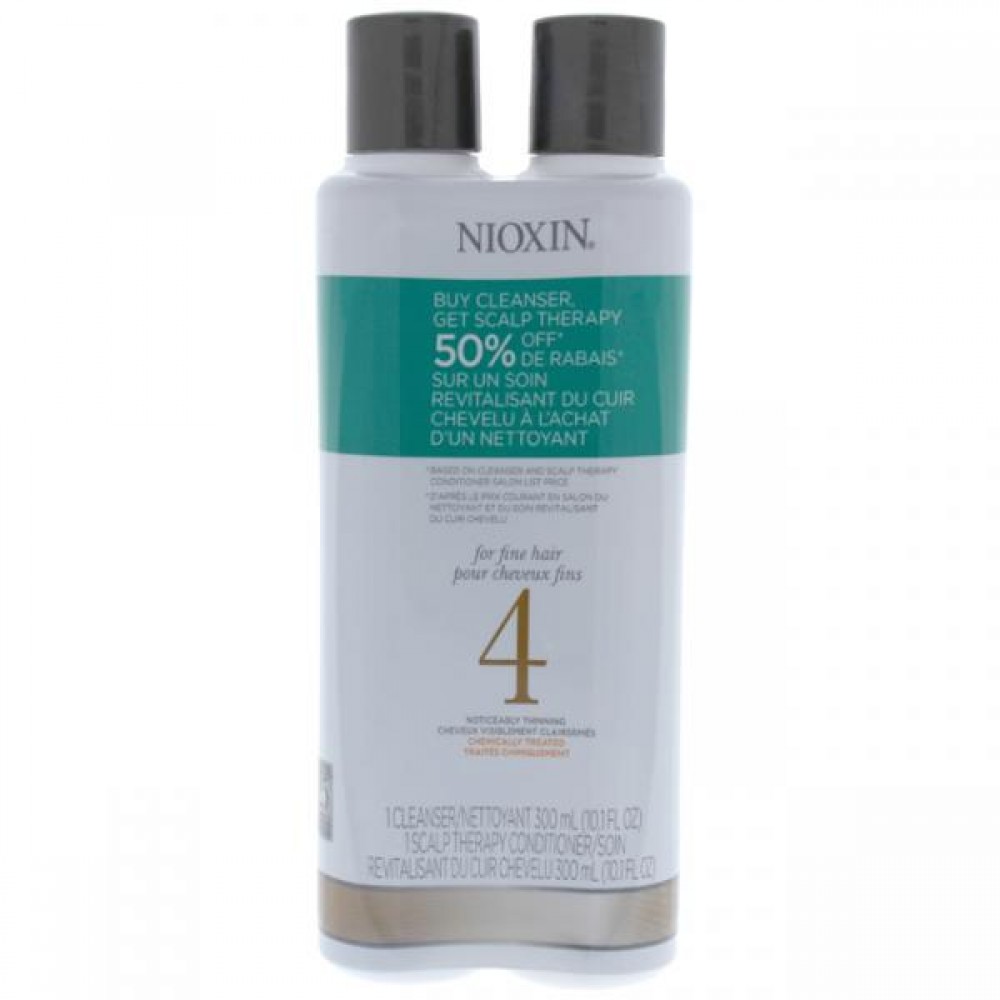 Nioxin System 4 Cleanser nd Scalp Therapy Conditioner Duo
