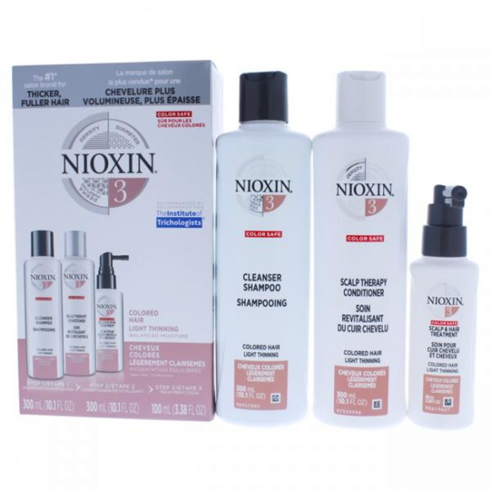 Nioxin System 3 Cleanser Colored Hair Light Thinning Kit