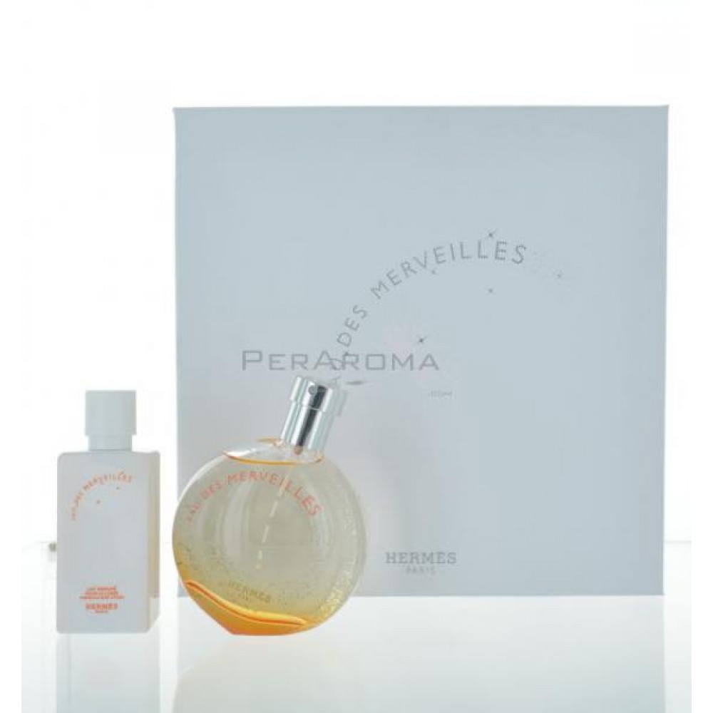 Hermes Eau Des Merveilles Perfume gift set for Women