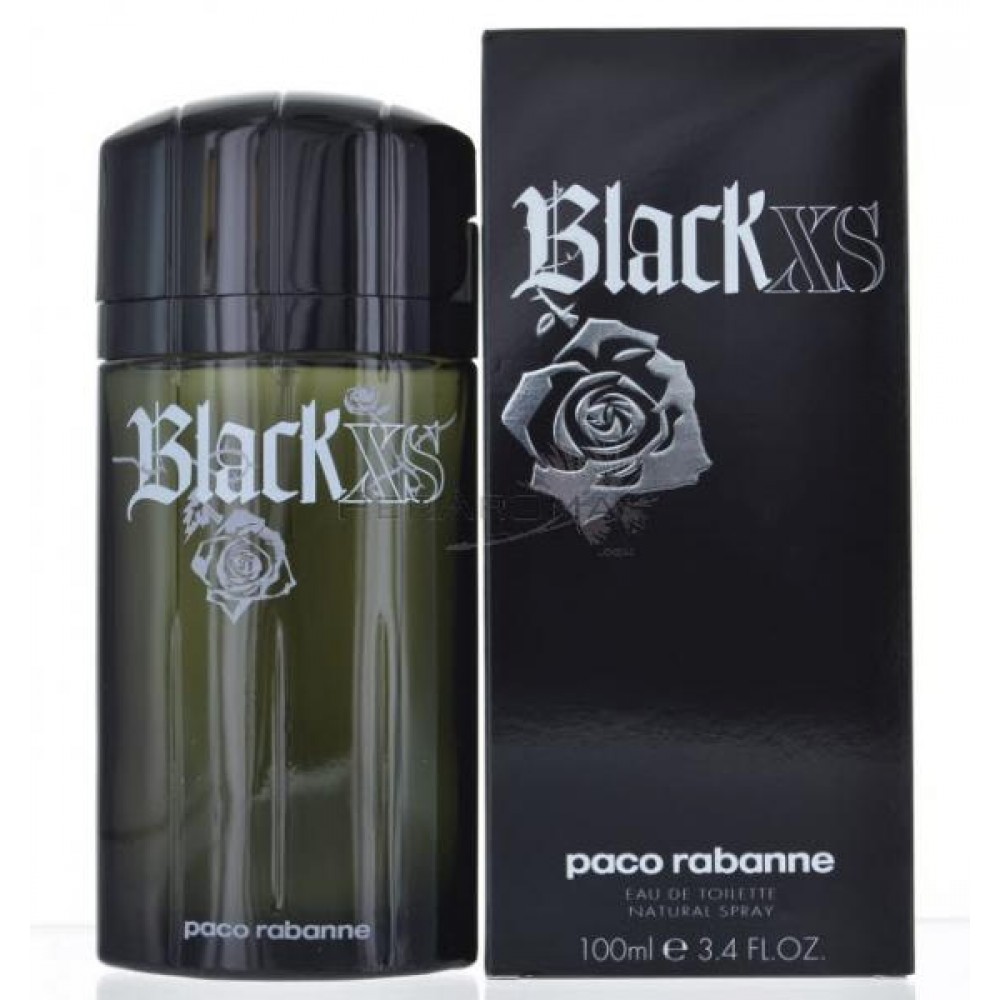 Xs Black by Paco Rabanne for Men Eau De Toilette 3.4 OZ 100 ML Spray