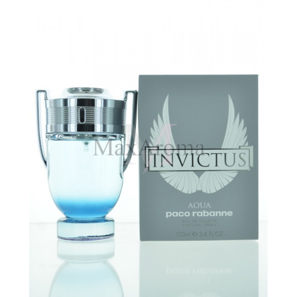 Invictus Aqua For Men 3.4 oz /100 ML Eau De Toilette Spray brand new Sealed