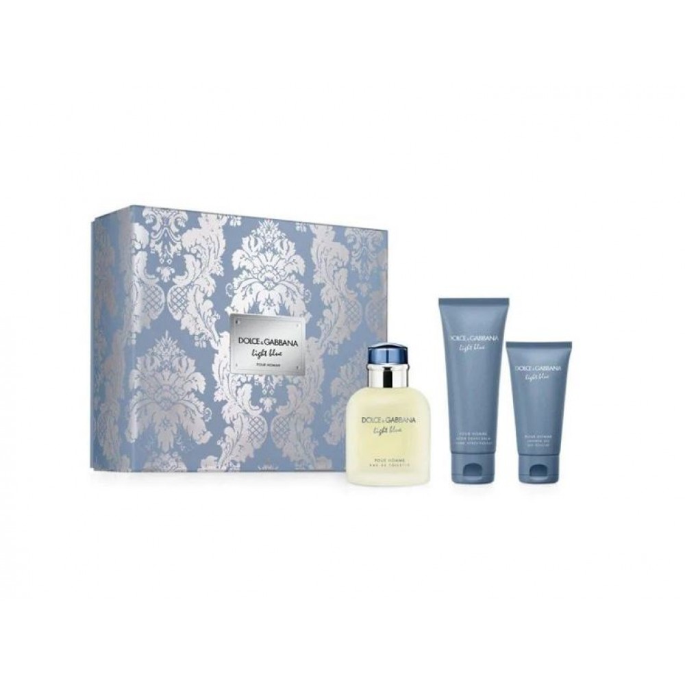 Dolce and Gabbana Light Blue Gift Set 3 Pc eBay