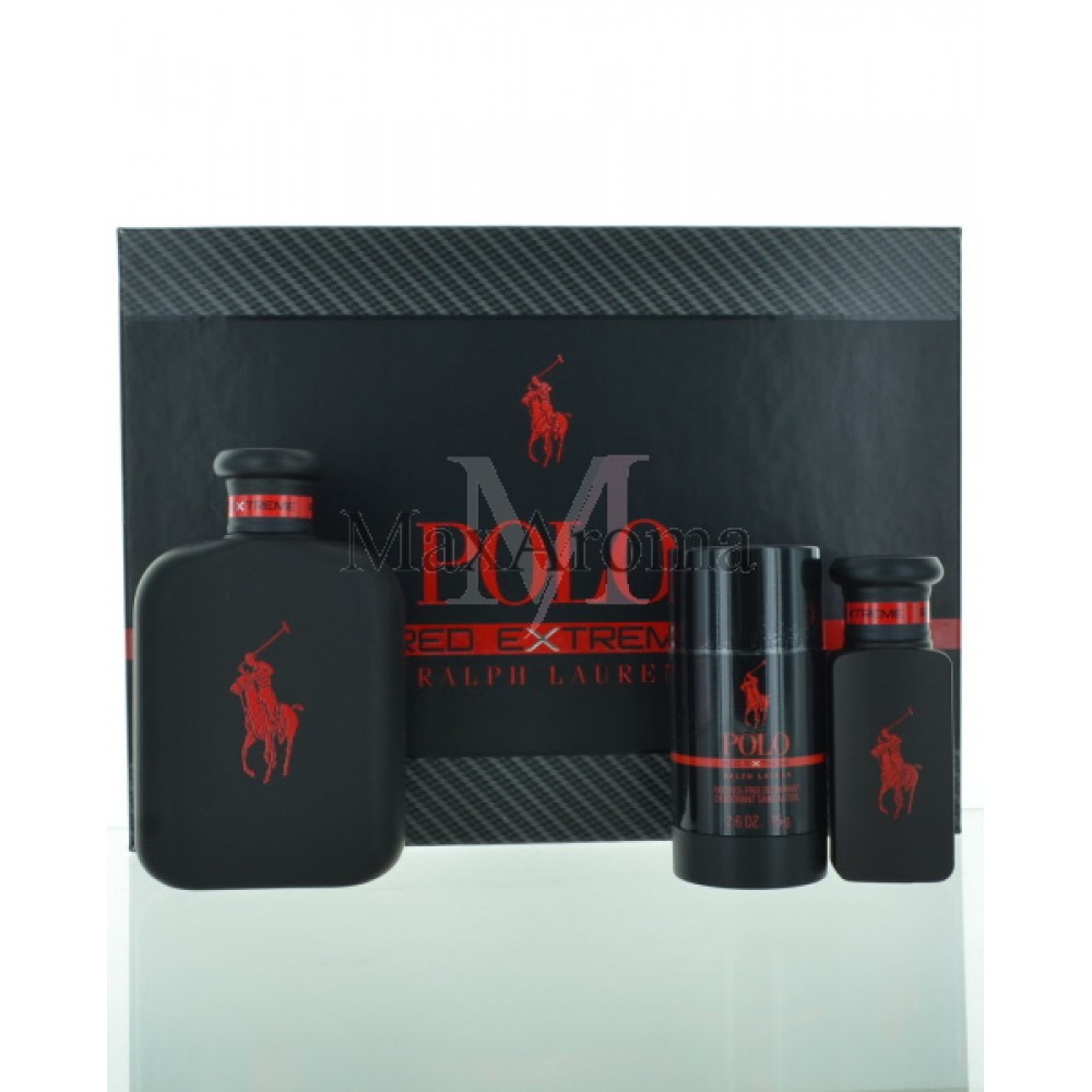 Ralph Lauren Polo Red Extreme Cologne Set for Men