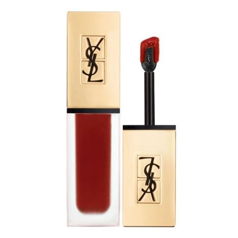 Yves Saint Laurent Tatouage Couture Liquid Matte Lip Stain (8) Black Red Code