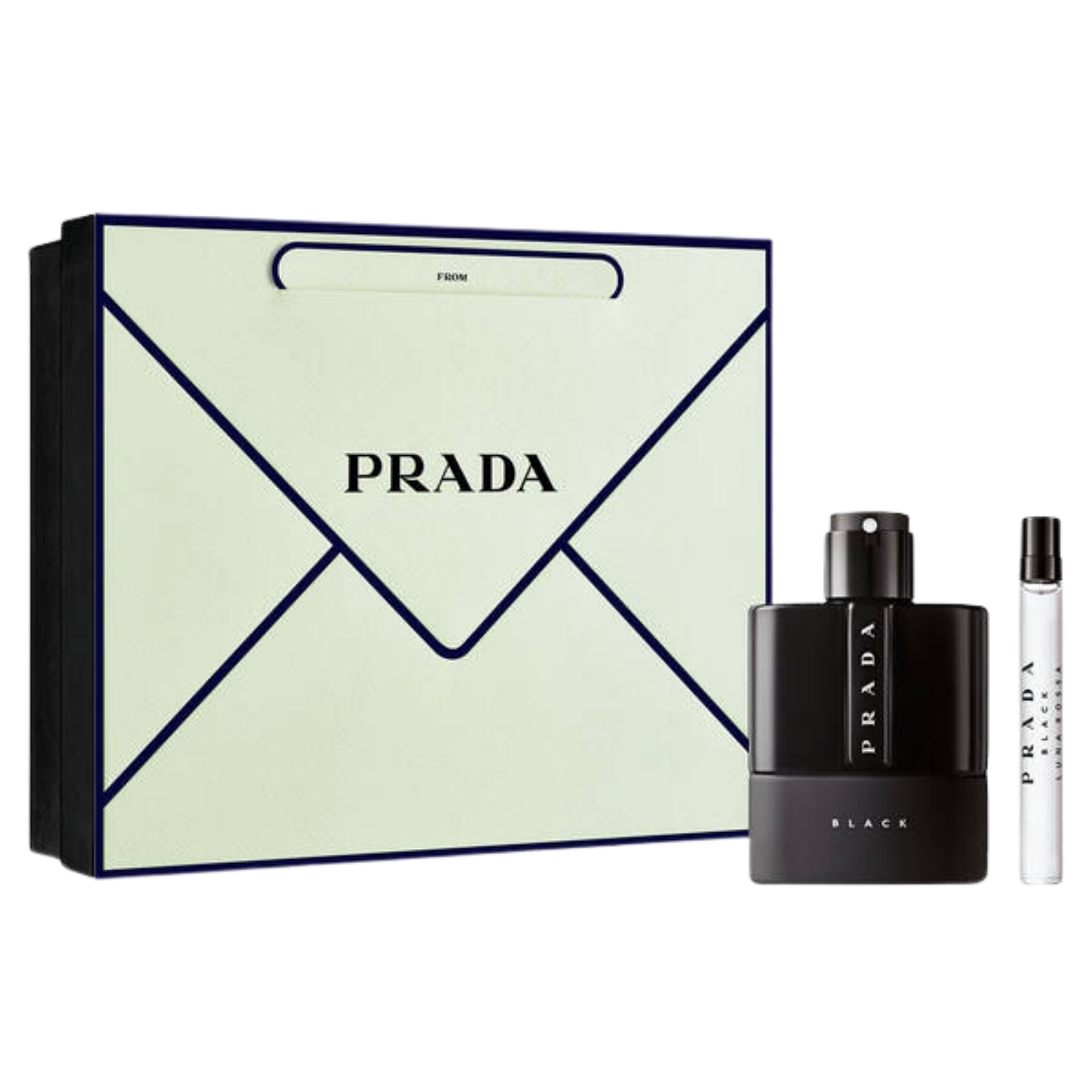 箱付き PRADA LUNA ROSSA BLACK Eau de Parfum Prada Luna Rossa Black Eau De Parfum Gift Set For Men | MAXAROMA