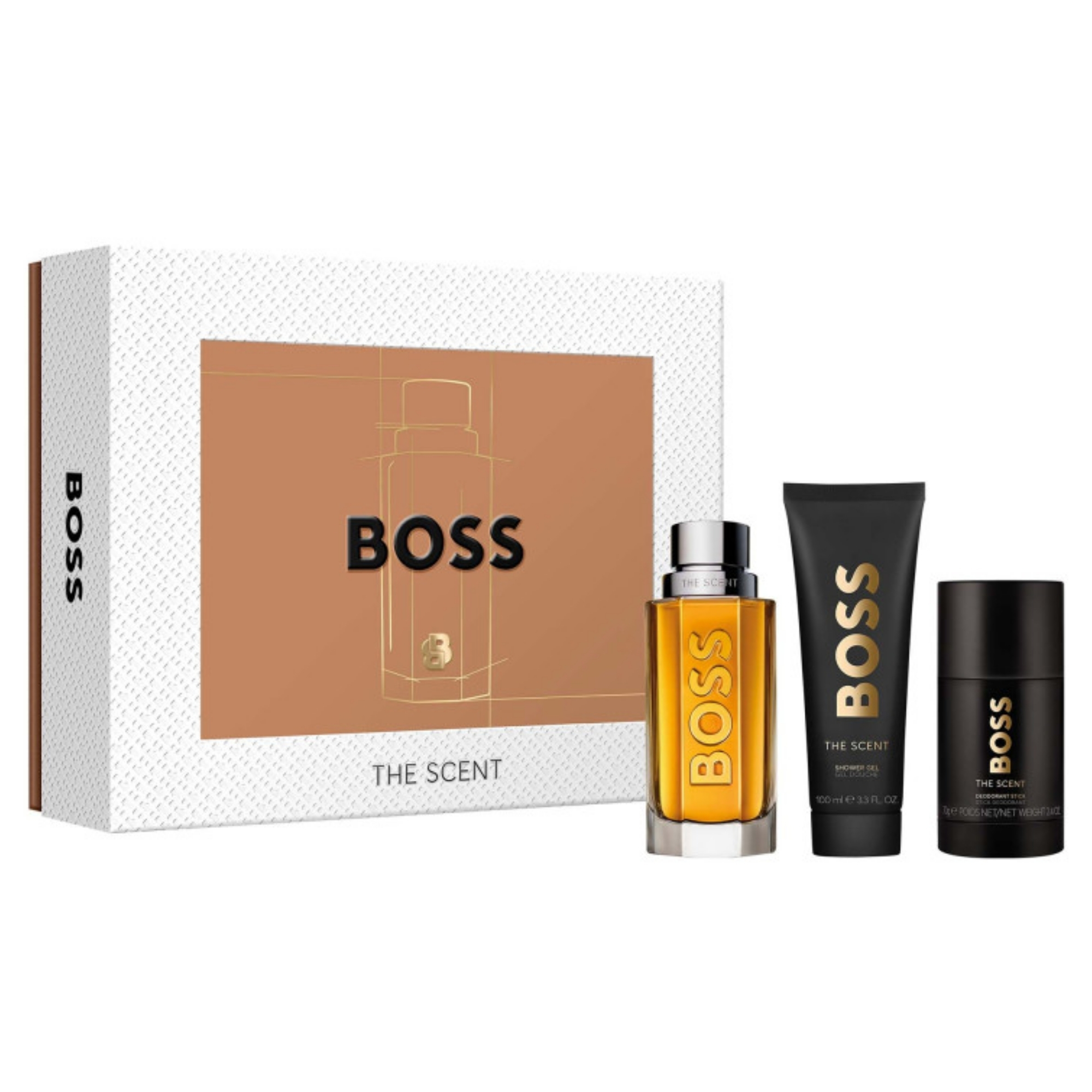 Hugo Boss Boss The Scent Eau De Toilette Men Set 78$