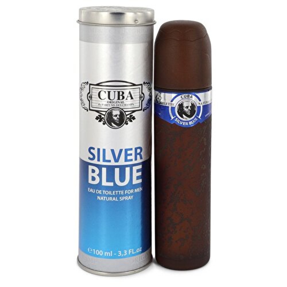 Parfums Des Champs Cuba Silver Blue EDT Spray Unboxed