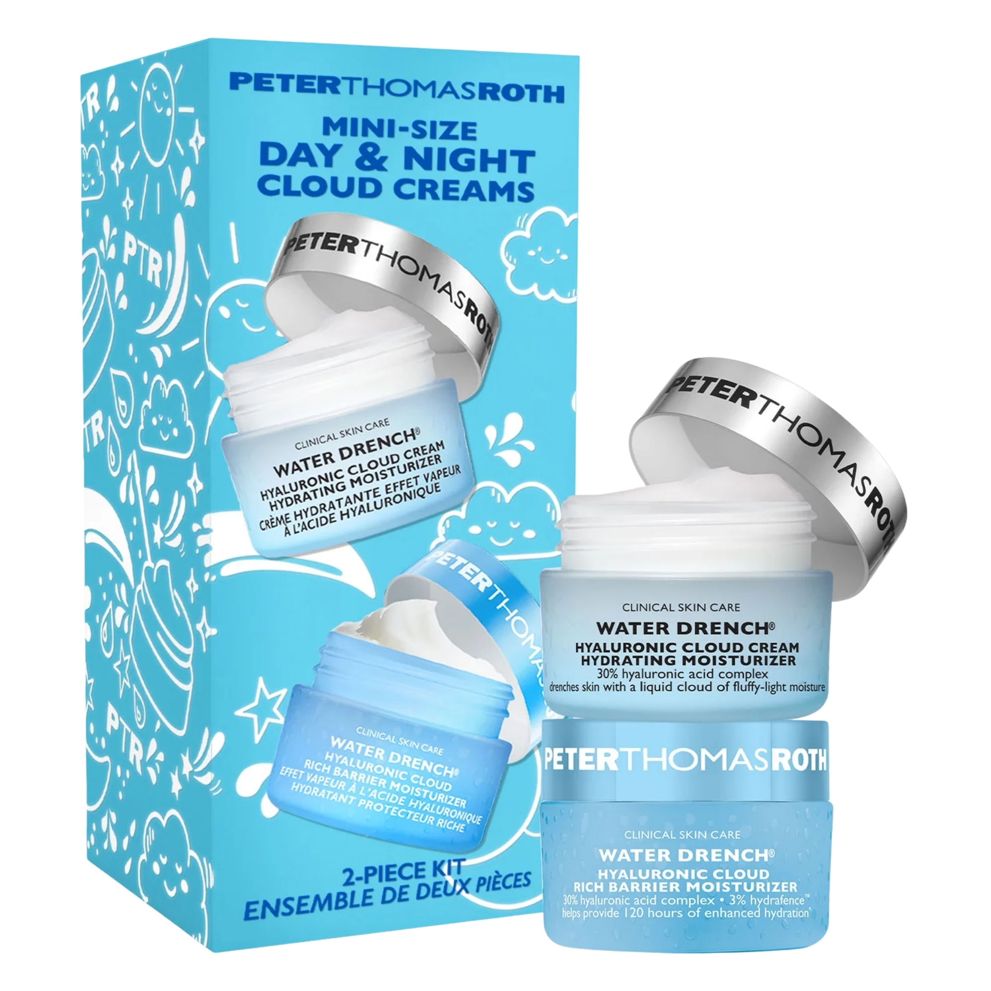 Peter Thomas Roth Mini-Size Day and Night Water Cloud Dreams Cream Unisex Set