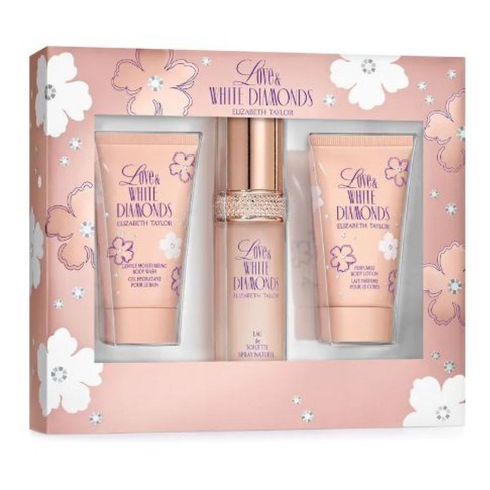 Elizabeth Taylor Love  White Diamonds Set Women Set
