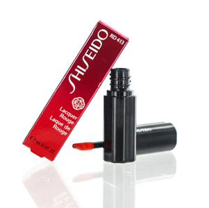 Shiseido Lacquer Rouge Lipstick Liquid # RD413 Sanguine