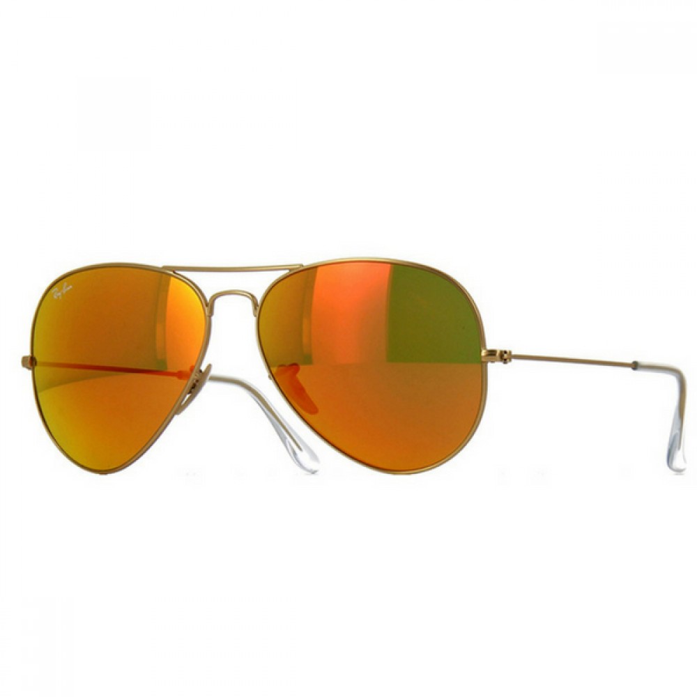 Ray Ban  RB3025 112/69 Aviator Flash lens Sunglasses 