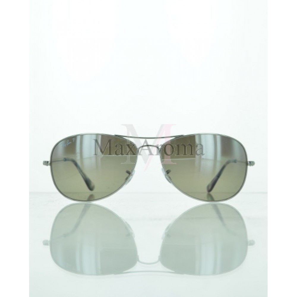 Ray Ban  RB3543 003/5J Polarized Silver Lenses Sunglasses 