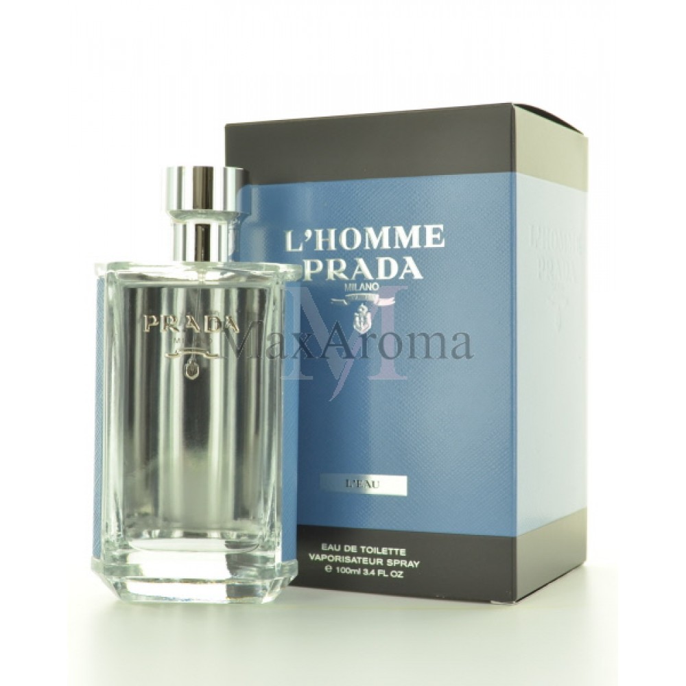 Prada L'Homme L'eau Cologne Eau de Toilette 3.4 oz |Maxaroma.com