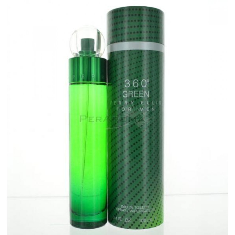Perry Ellis 360 Green For Men Eau De Toilette 3.4 OZ 100 ML Spray NEW ...