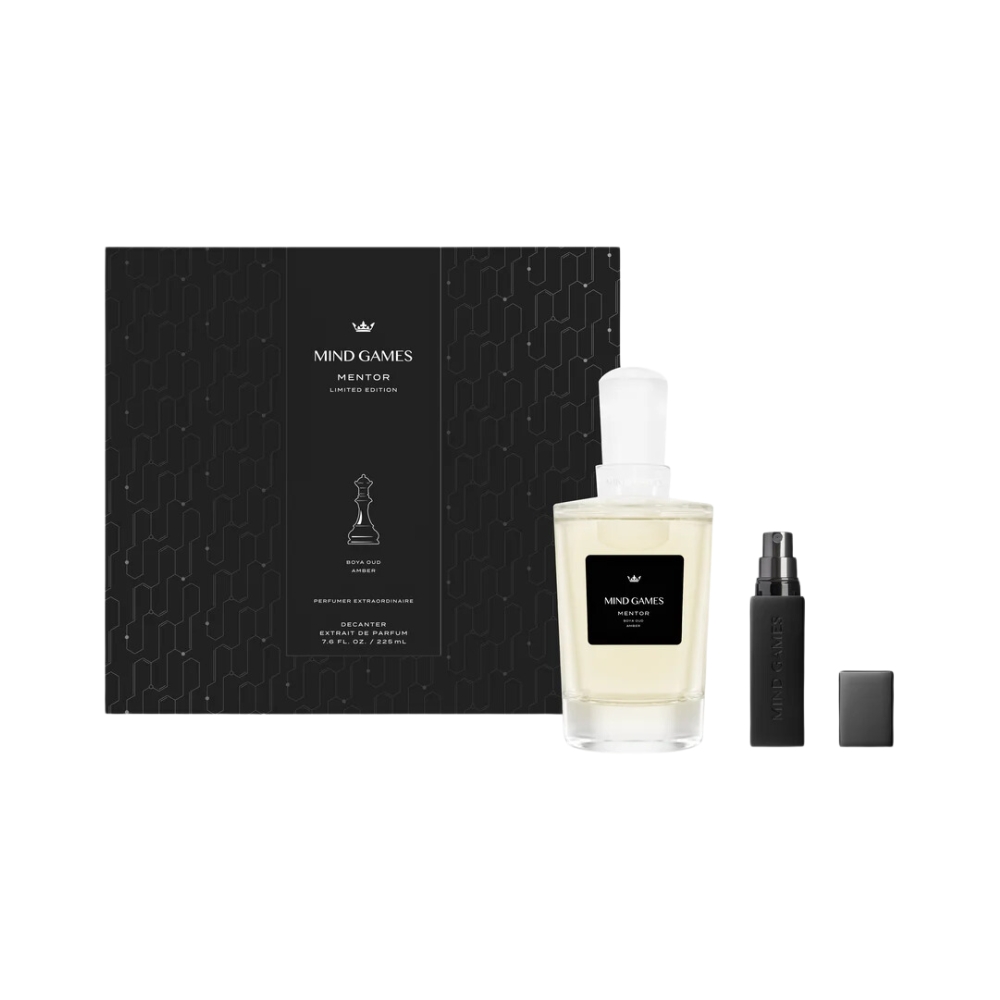 Mind Games Fragrance Mentor Limited Edition Crystal Decanter Extrait de Parfum Unisex 7.6 oz