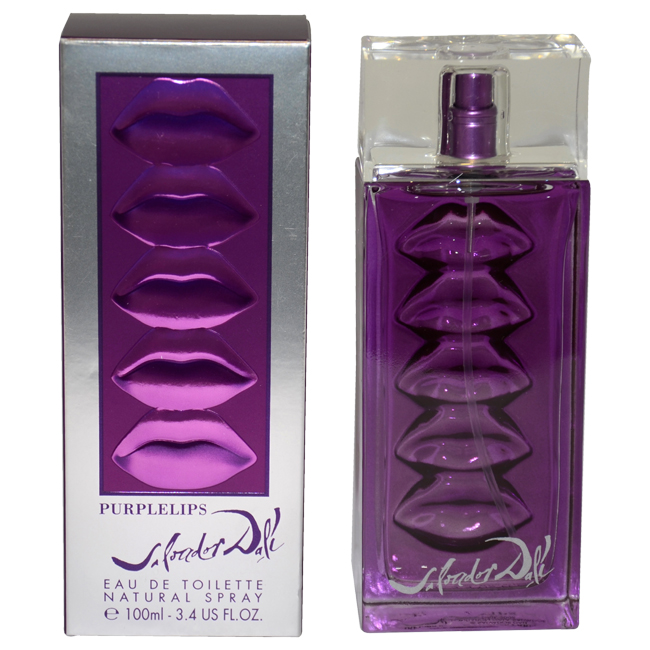 Salvador Dali Purple Lips Eau De Toilette Women 3.4 Oz