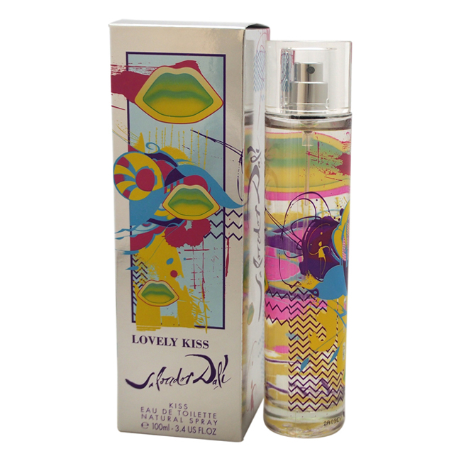 Salvador Dali Lovely Kiss Eau De Toilette Women 3.4 Oz