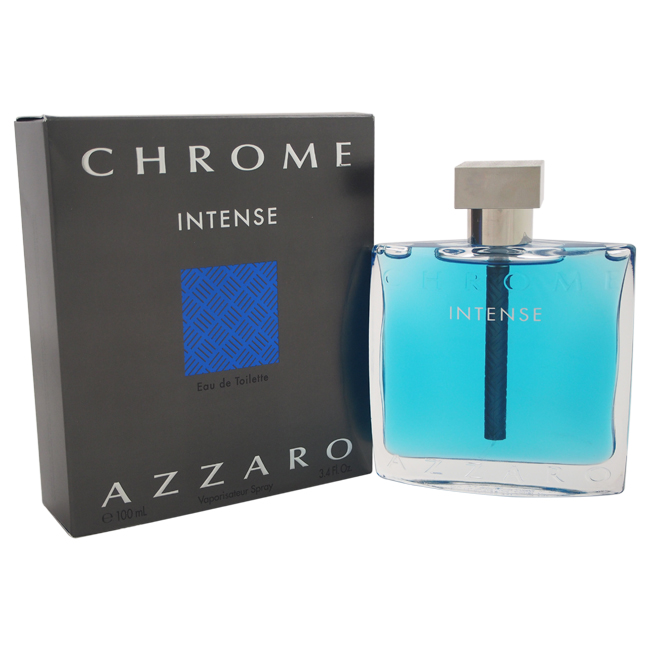 Loris Azzaro Chrome Intense Eau De Toilette Men 3.4 Oz