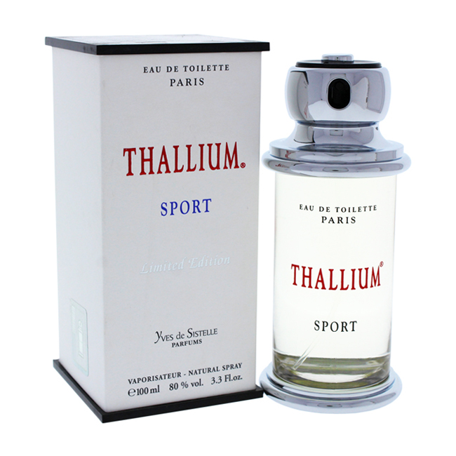 Yves De Sistelle Thallium Sport Eau De Toilette Men 3.4 Oz