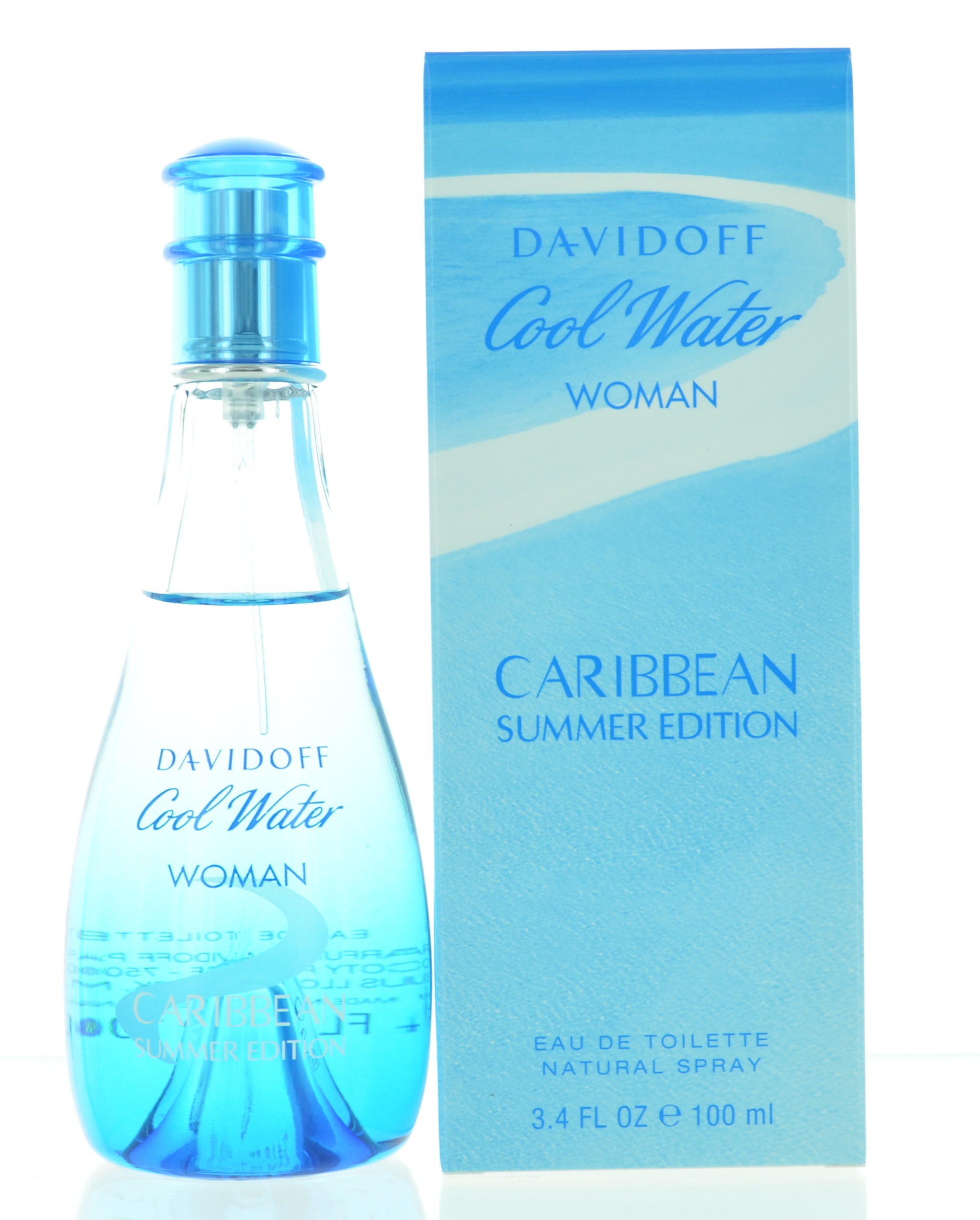 Davidoff Cool Water Caribbean Eau De Toilette Women 34 Oz 24$