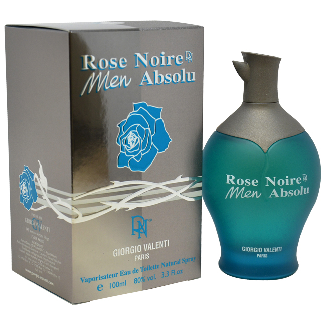 Giorgio Valenti Rose Noire Men Absolu Eau De Toilette Men 3.3oz