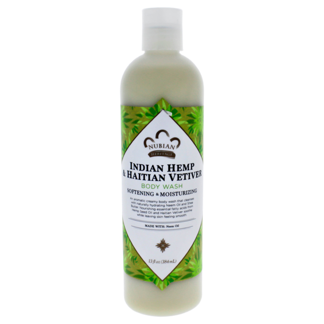 Nubian Heritage Indian Hemp & Haitian Vetiver Unisex 13 oz