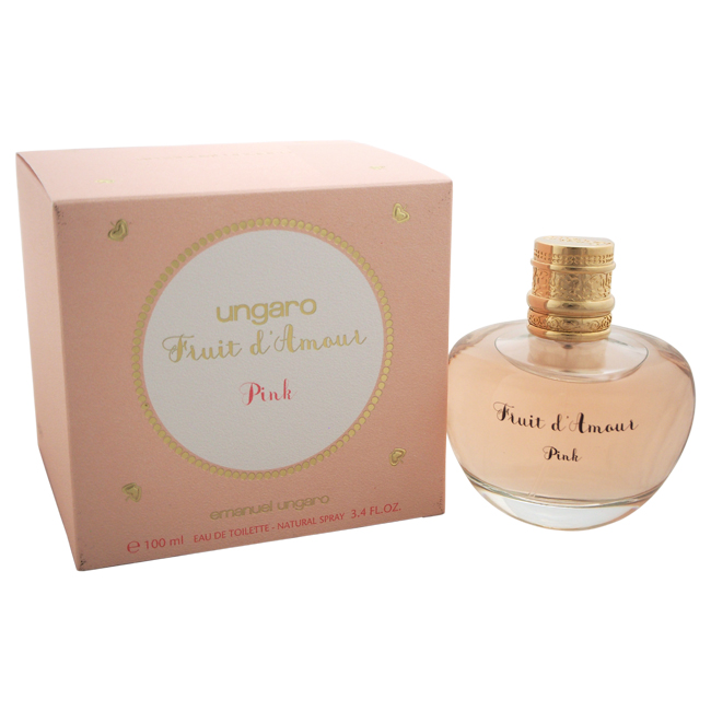 Emanuel Ungaro Ungaro Fruit D'amour Pink Eau De Toilette Women 3.4 Oz