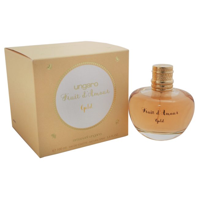 Emanuel Ungaro Ungaro Fruit Damour Gold Eau De Toilette Women 34 Oz 31$