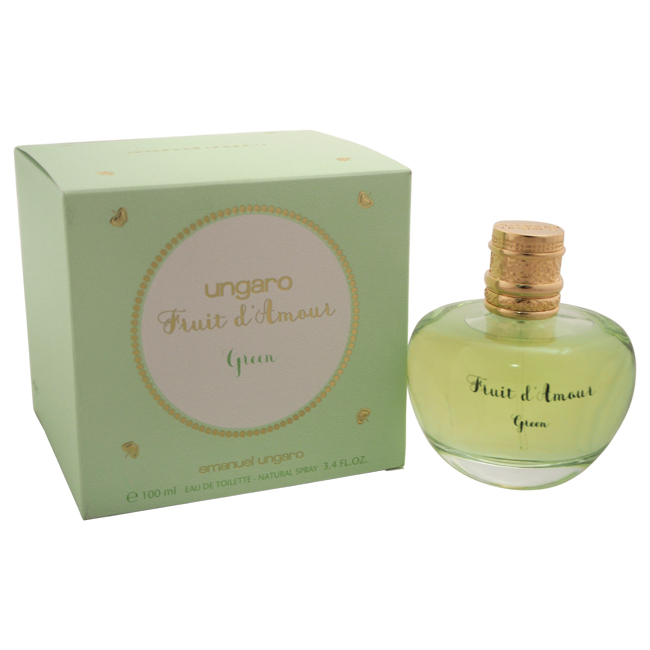 Emanuel Ungaro Ungaro Fruit D'amour Green Eau De Toilette Women 3.4 Oz