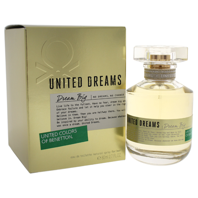 United Colors Of Benetton United Dreams Dream Big Eau De Toilette Women 2.4 Oz