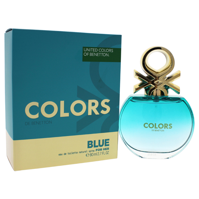 United Colors Of Benetton Colors Blue Eau De Toilette Women 2.4 Oz