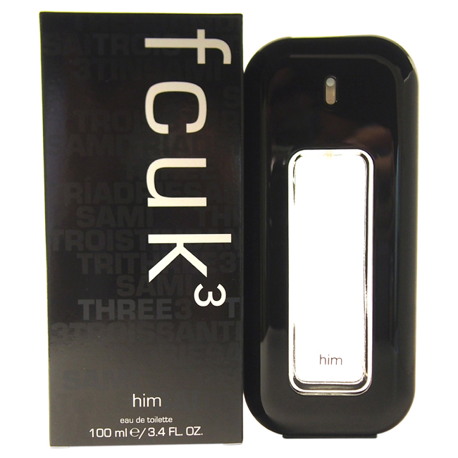 French Connection Fcuk 3 Eau De Toilette Men 34 Oz 17$