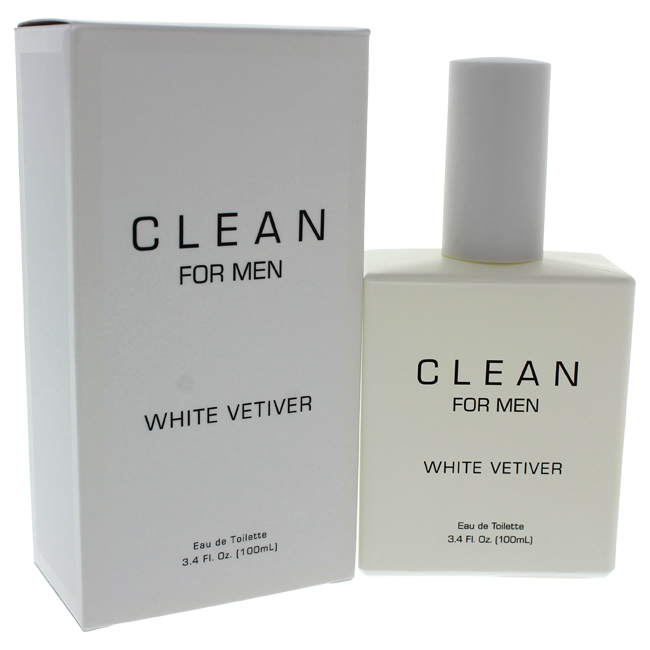 Clean White Vetiver Eau De Toilette Men 34 Oz 47$
